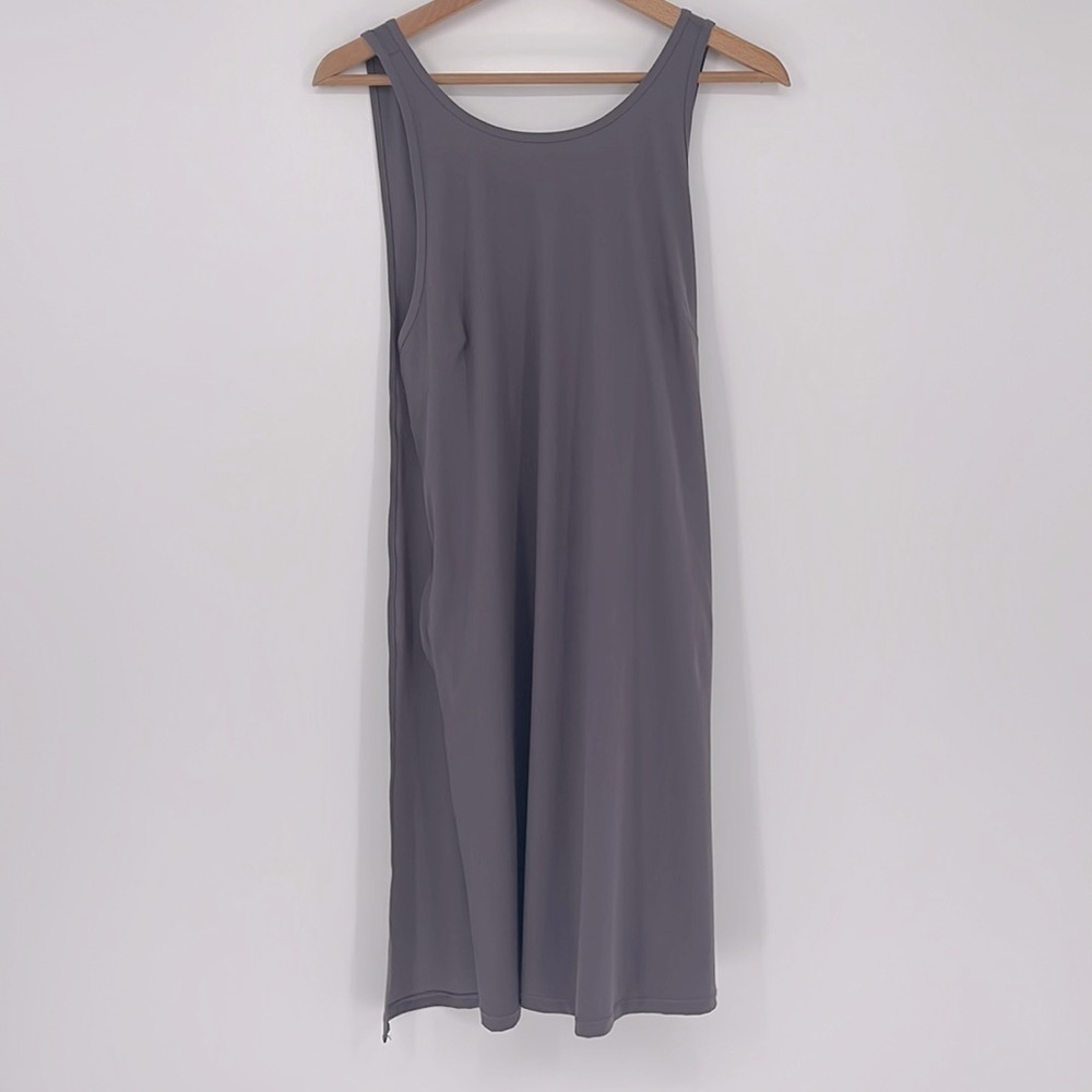 Lululemon Early Morning Dress Graphite Purple Size 10